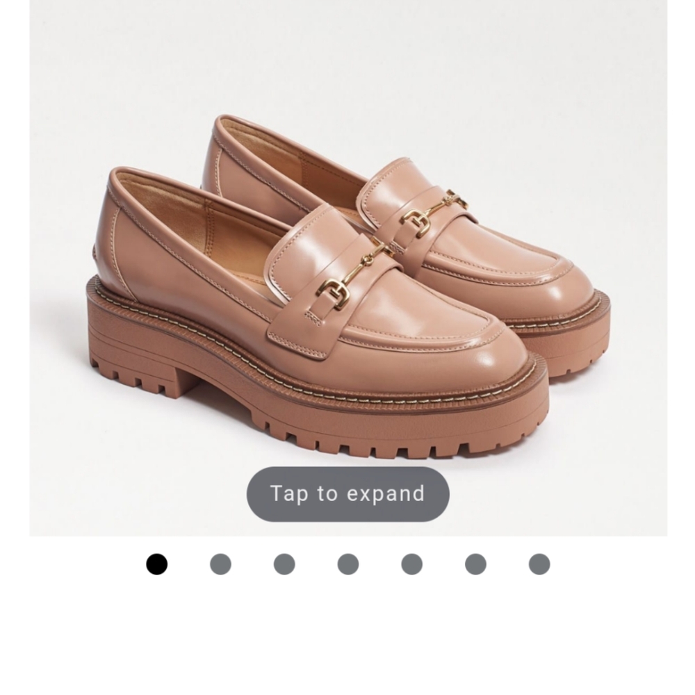 Light pink Sam Edelman loafers